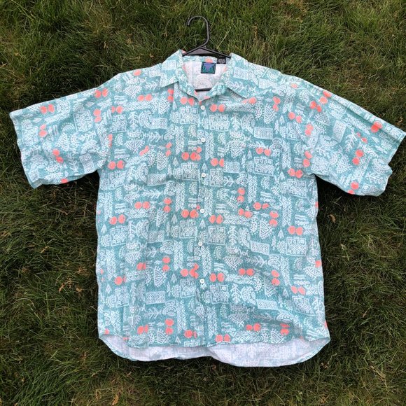 Shah Safari Other - (L) Vintage Men's BLUE + PINK Shah Safari